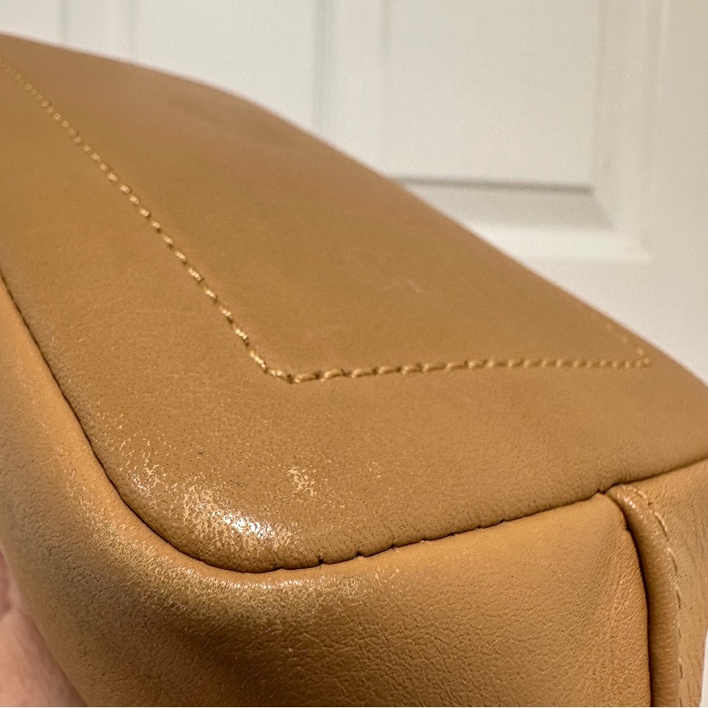 Coach Legacy West Mini Pouch Glove Leather Camel Shoulder Bag‎ Vintage Y2K - Picture 11 of 16